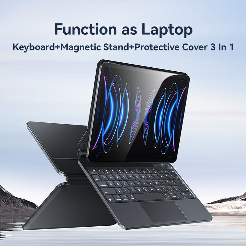 USAMS BH875 For iPad Air (2020) / (2022) / Pro 11 (2020) / (2021) / (2022) / (2018) Digital Display Bluetooth Keyboard Case USAMS BH875 For iPad Air (2020) / (2022) / Pro 11 (2020) / (2021) / (2022) / (2018) Digital Display Bluetooth Keyboard Case